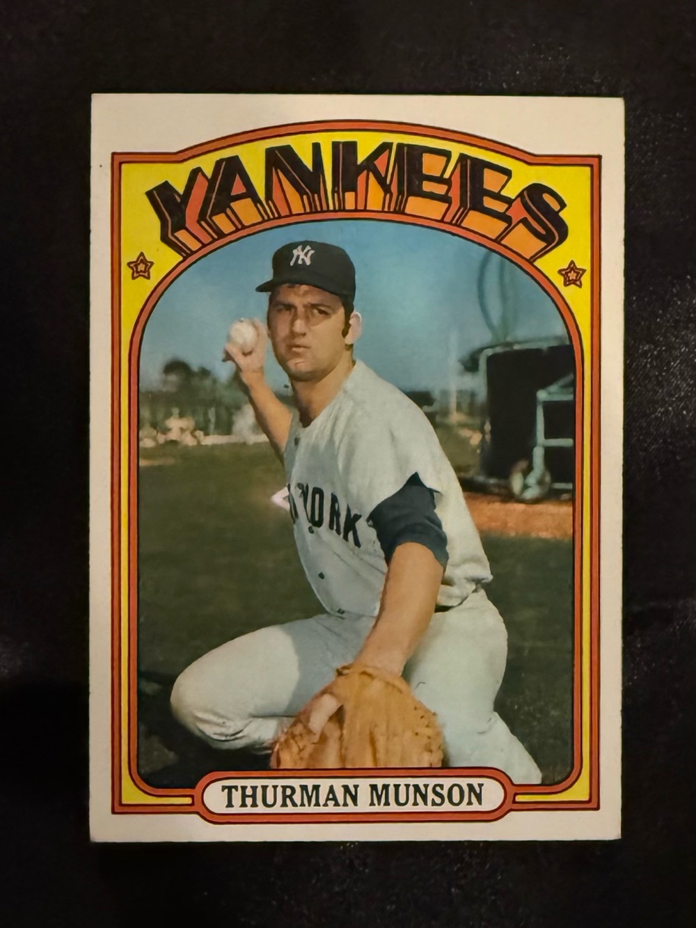 Thurman Munson #441, Topps, 1972, New York Yankees, MT/NM, Superbly Centered